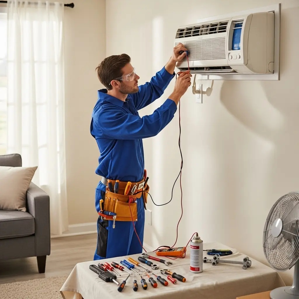 Büyükçekmece Lambert Lambert klima gaz dolumu ve bakım – Enerji verimliliği artırıldı. - Teknik servis örneği